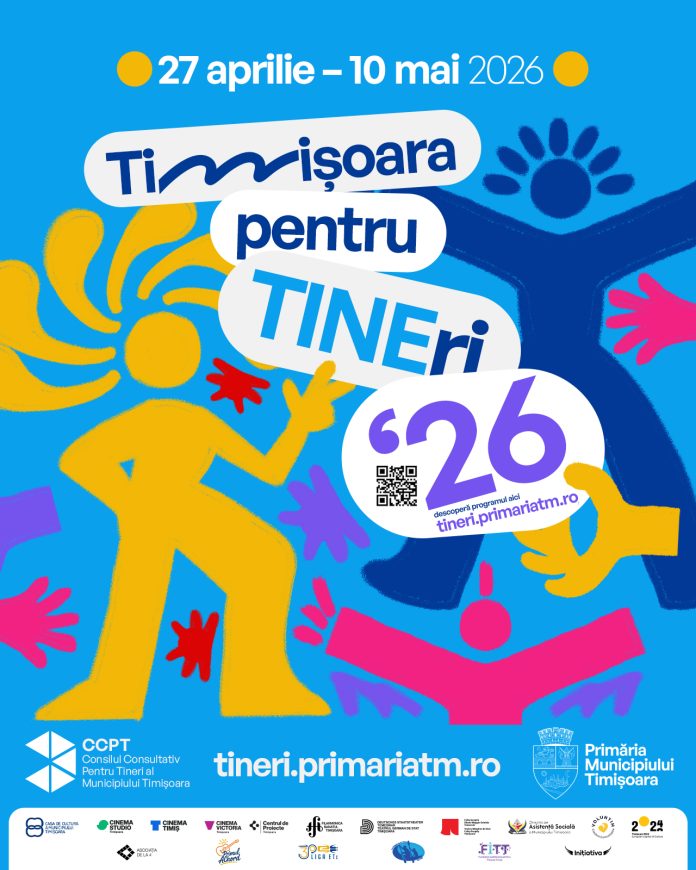 program evenimente Timisoara pentru TINEri 2026, activitati zilnice tineri Timisoara 28 aprilie 9 mai, spectacole filme concerte Timisoara TINEri program, competitie barci dragon Bega Timisoara 28 aprilie, evenimente Casa de Cultura Cinema Timis Tineri program